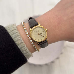 Birth Year Watches 1992: Longines Les Grandes Classique Gold Ladies’ Watch with Leather Strap