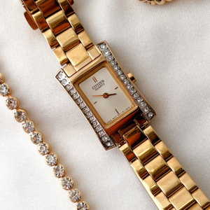 Birth Year Watches 1992: Citizen Crystal Glitz Accent Gold Watch