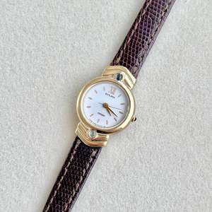 Birth Year Watches 1991: Citizen Gold Toned Women's Watch with Blue Stone