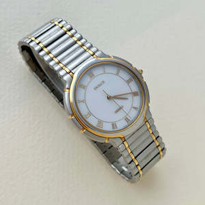 Birth Year Watches 1991: Seiko Dolce Two Tone Roman Dial Unisex Watch Mother of Pearl Dial