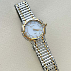Birth Year Watches 1991: Seiko Exceline Two Tone Roman Dial Women's Watch Mother of Pearl Dial
