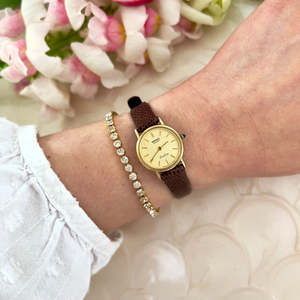 Seiko Exceline Ladies Watch with Stardust Champagne Dial