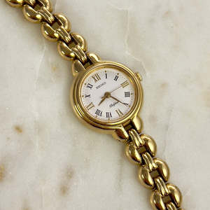 Birth Year Watches 1991: Seiko Belfina Gold Toned Round Woman's Watch