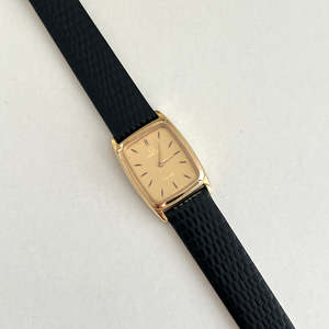 Omega Ladies Watches: Omega De Ville Gold Soft Rectangular Women's Watch