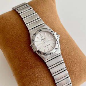 Omega Ladies Watches: Omega Constellation Mini Guilloche Dial Women's Watch