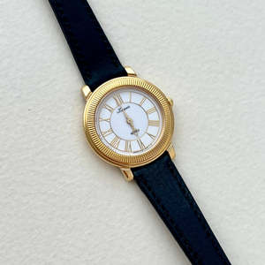 The Heirloom Collection: Seiko L’espoir Fluted Bezel Roman Numeral Gold Tone Ladies Watch