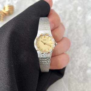 Seiko Two Tone Textured Bracelet Women’s Watch