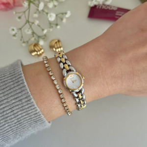 Seiko Tisse Ladies’ Watch with Ruby Accent Bracelet