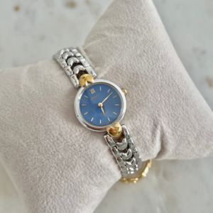 Cocktail Classics: Seiko Tisse Blue Dial Heart Bracelet Women’s Watch