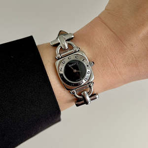 Gucci Horsebit Women's Watch Black Dial 6300L