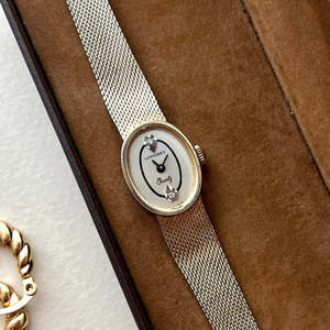 Longines Oval Crystal Dial Ladies Watch