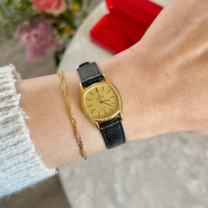 Omega De Ville Cushion Women’s Watch with Champagne Dial