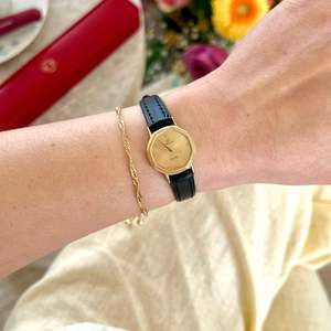 Omega De Ville Gold Tone Octagonal Champagne Watch