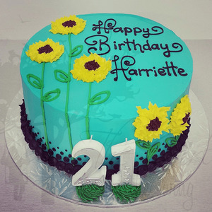 Products: Sunflower Cakes - The Girl on the Swing