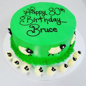 Products: Smooth Green Sheep Cake - The Girl on the Swing