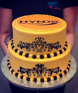 Products: Corporate Cakes - The Girl on the Swing