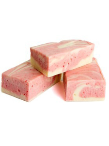 Products: Fudge 100 Gram Block - Raspberry Cheesecake - The Girl on the Swing
