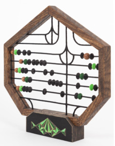 Wanda Gillespie - Counting Frame For A Transient Era (Green Triangle) 2022