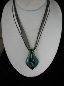 Products: Teal Glass Drop Necklace – Glass Room