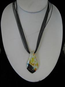 Products: White Glass Drop Necklace – Glass Room