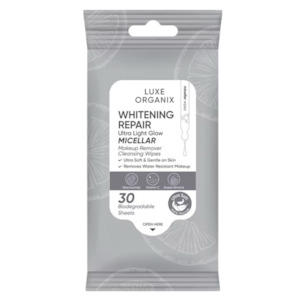 Cleansing Balm Oil Water: Luxe Organix Whitening Repair Micellar Make Up Remover Cleansing Wipes