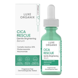 Serum Treatment: Luxe Organix Cica Rescue Brightening Serum