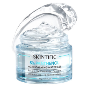 Moisturizers: Skintific 5% Panthenol Acne Calming Water Gel