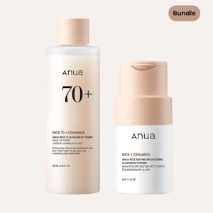 Skincare 1: Anua Rice Duo – Brightening Cleanser & Glow Toner