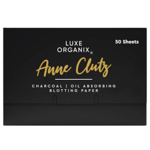 Face Tools: Luxe Organix Charcoal Blotting Paper