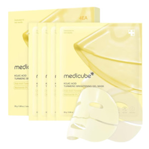 New Arrival 1: Medicube Kojic Acid Turmeric Brightening Gel Mask Set 4 Sheets