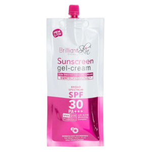 Suncare: Brilliant Skin Sunscreen Gel-Cream SPF 30 50g