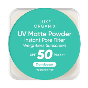 Luxe Organix UV 24H Zero Sebum Instant Pore Blurring Weightless Matte Powder Spf 50 Pa++++
