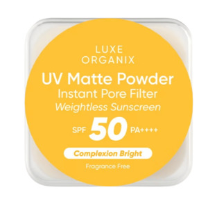 Luxe Organix UV Matte Powder Sunscreen Complexion Bright