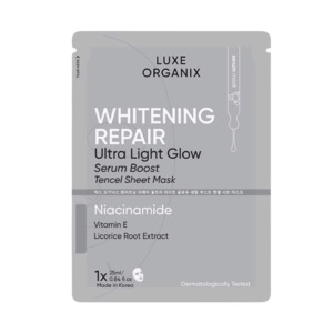 Backinstock: Luxe Organix Whitening Repair Sheet Mask