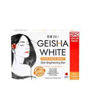 Soap: Geisha White Intense Whitening Bar 65g x 2