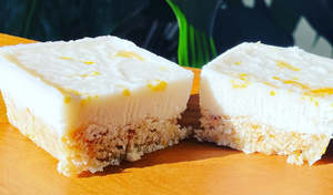 New: Coconut Lemon Slice (vegan 🌱)