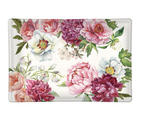 Homeware Decor: Michel Design Works Glass Soap Dish – Blush Peony