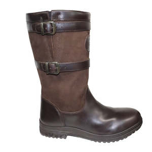 Amberley1971: Town and Country Waterproof Mid Calf Leather Boot - Brown