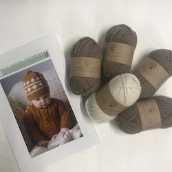 Wool: Morgan Sweater and Hat Knitting Kit