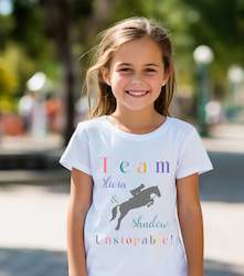 Countryoutfitters: Personalized Children's Show Jumpers T-shirt - Unstopable!