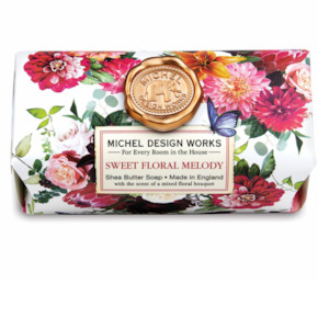 Bath Body: Michel Design Works - Sweet Floral Melody Large Soap Bar