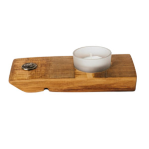 Gifting Made Easy: Wine Barrel Single Candle Holder
