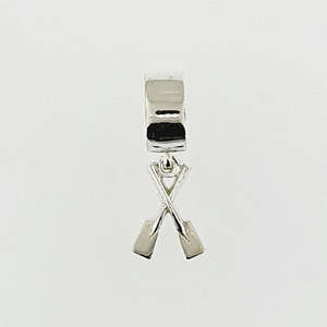 Rowing Jewellery: Rowing Sterling Silver Oar Charm to Fit Pandora Type Bracelet