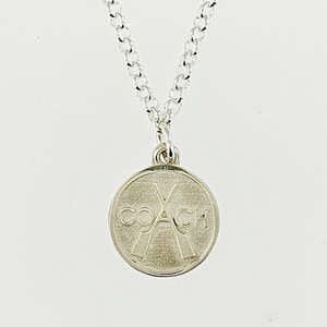 Rowing Sterling Silver Coach Disc Bracelet