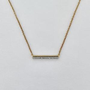 Diamond 9ct Gold Necklace