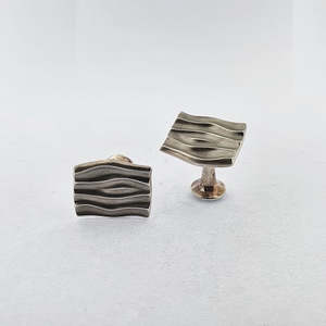 Cufflinks Tie Clips: Sterling Silver Cufflinks