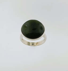 Kiwiana Jewellery: Greenstone Sterling Silver Ring