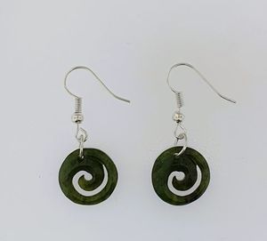 Greenstone Drop Earrings