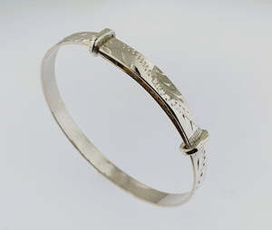 Sterling Silver Child's Bangle