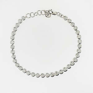 CZ Sterling Silver Tennis Bracelet